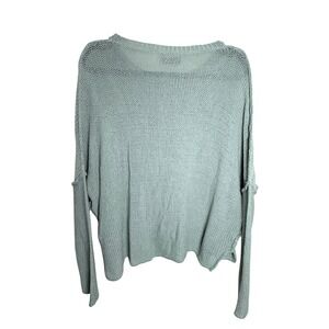 Wooden Ships Sage Green Lightweight Knit Sweater S/M – quiet luxury‎ coastal